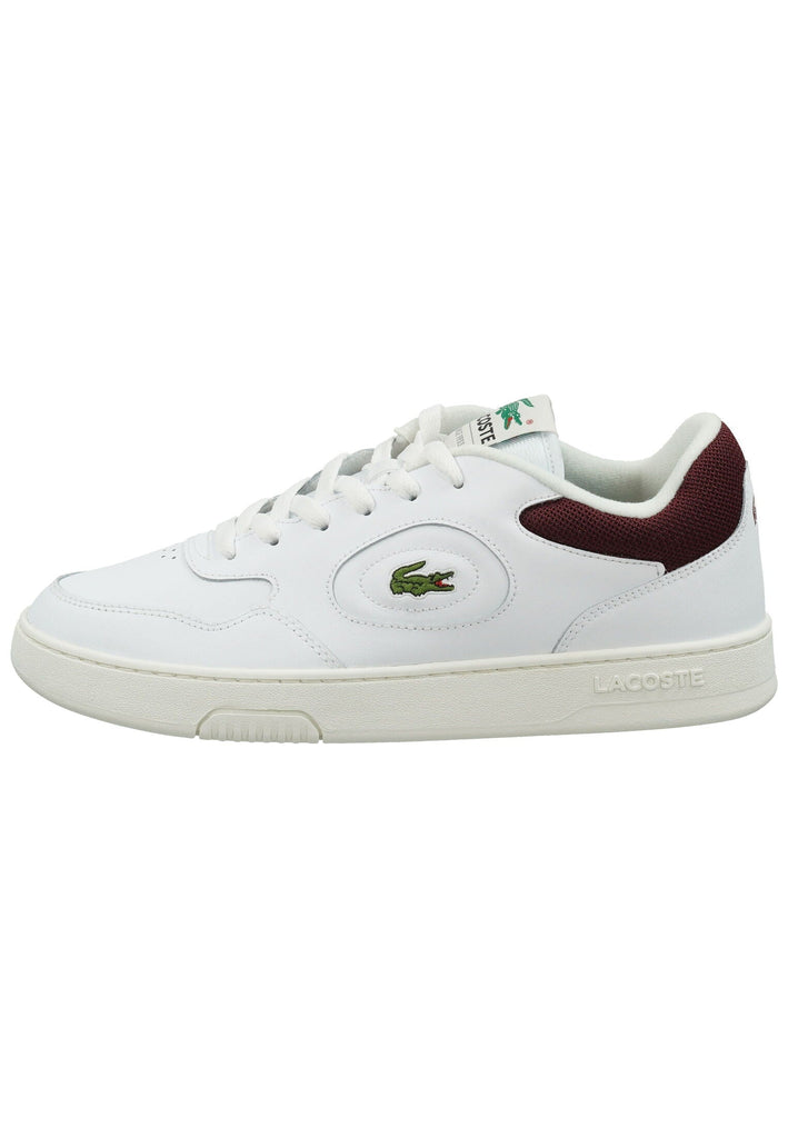 Lacoste Sneaker Leder/Textil Weiß/Rot