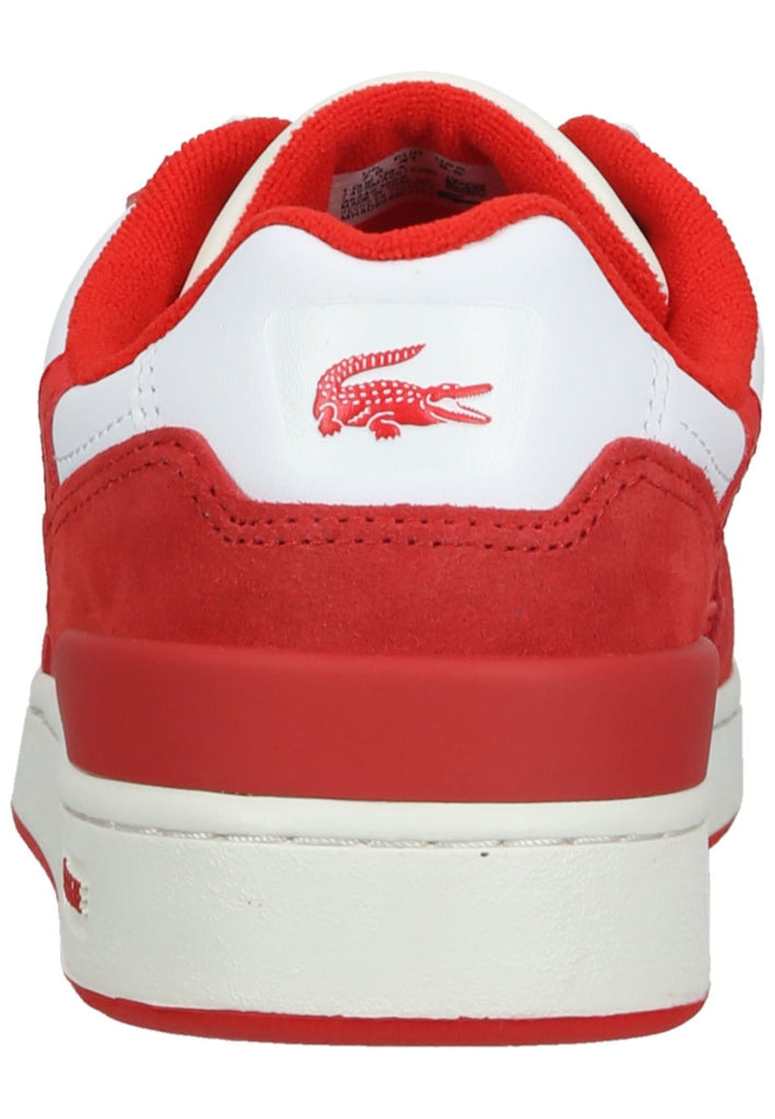 Lacoste Sneaker Leder/Textil Weiß/Rot
