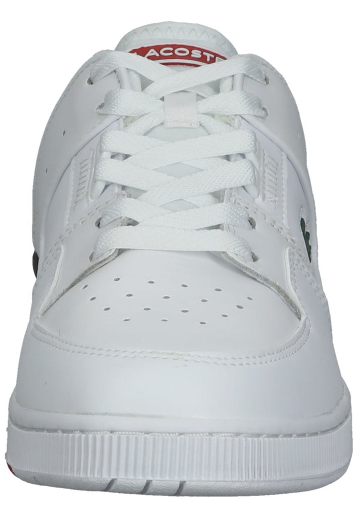 Lacoste Sneaker Leder/Textil Weiß/Rot