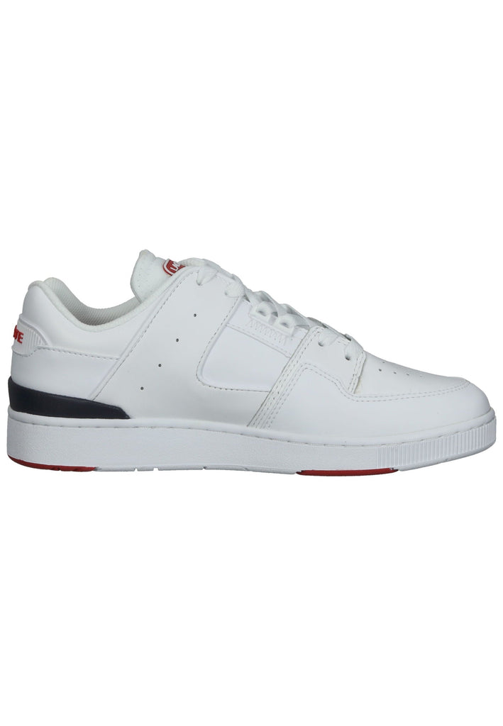 Lacoste Sneaker Leder/Textil Weiß/Rot