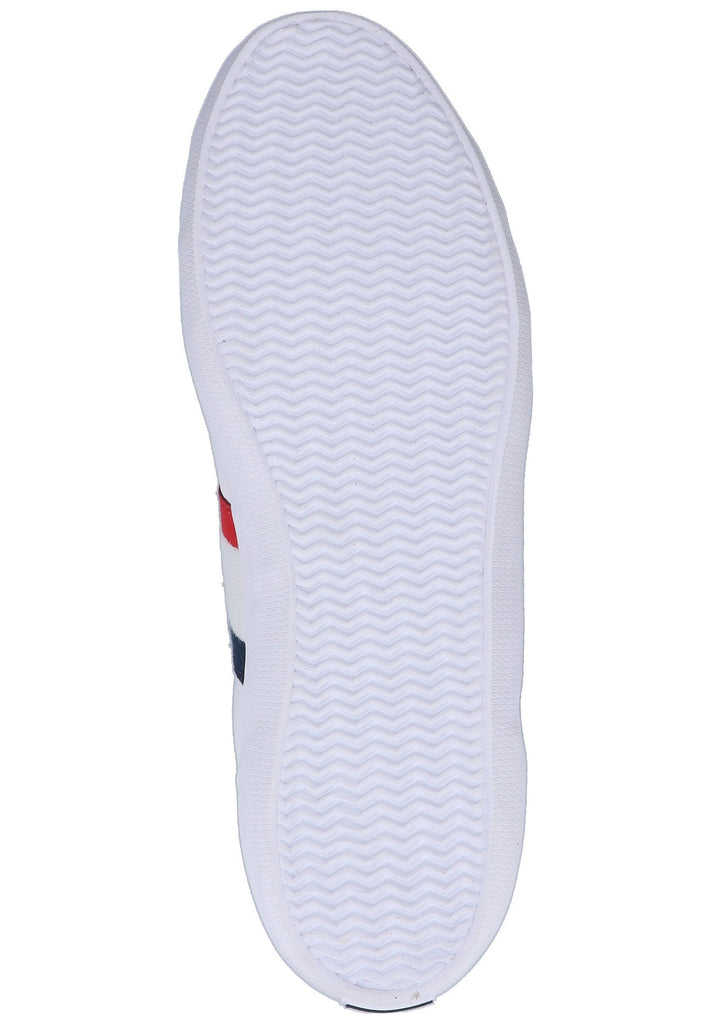 Lacoste Sneaker Leder/Textil Weiß/Rot