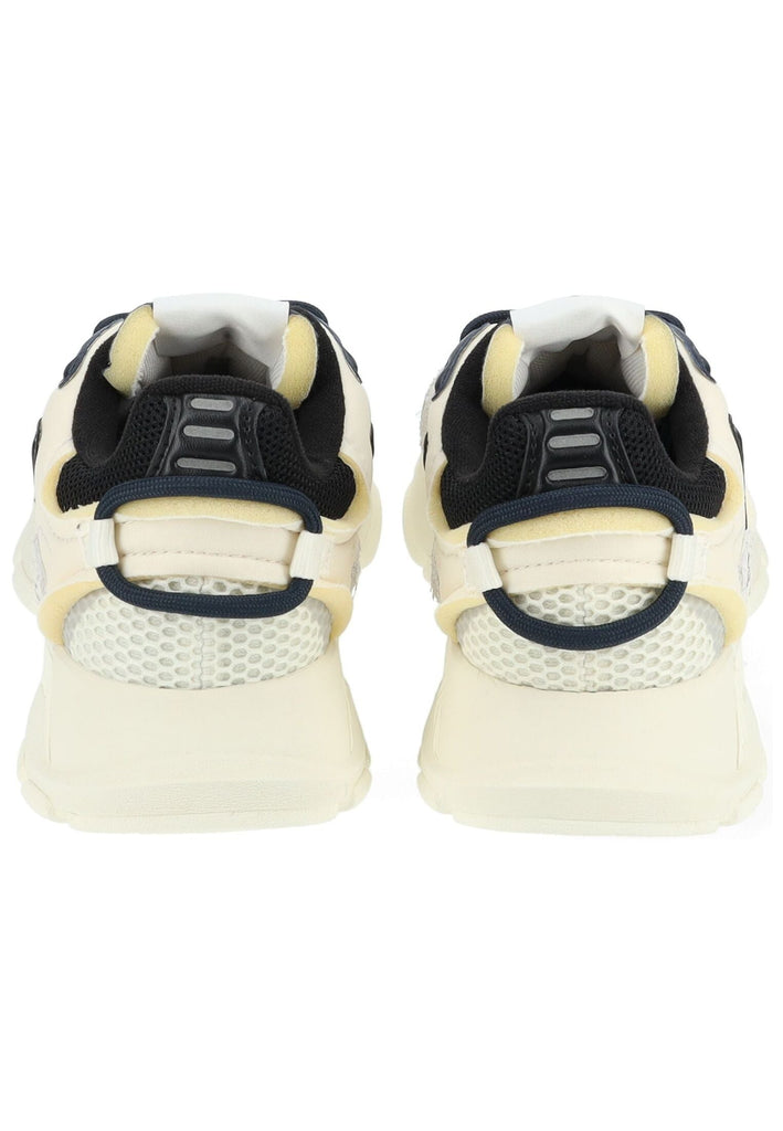 Lacoste Sneaker Leder/Textil Weiß/Schwarz