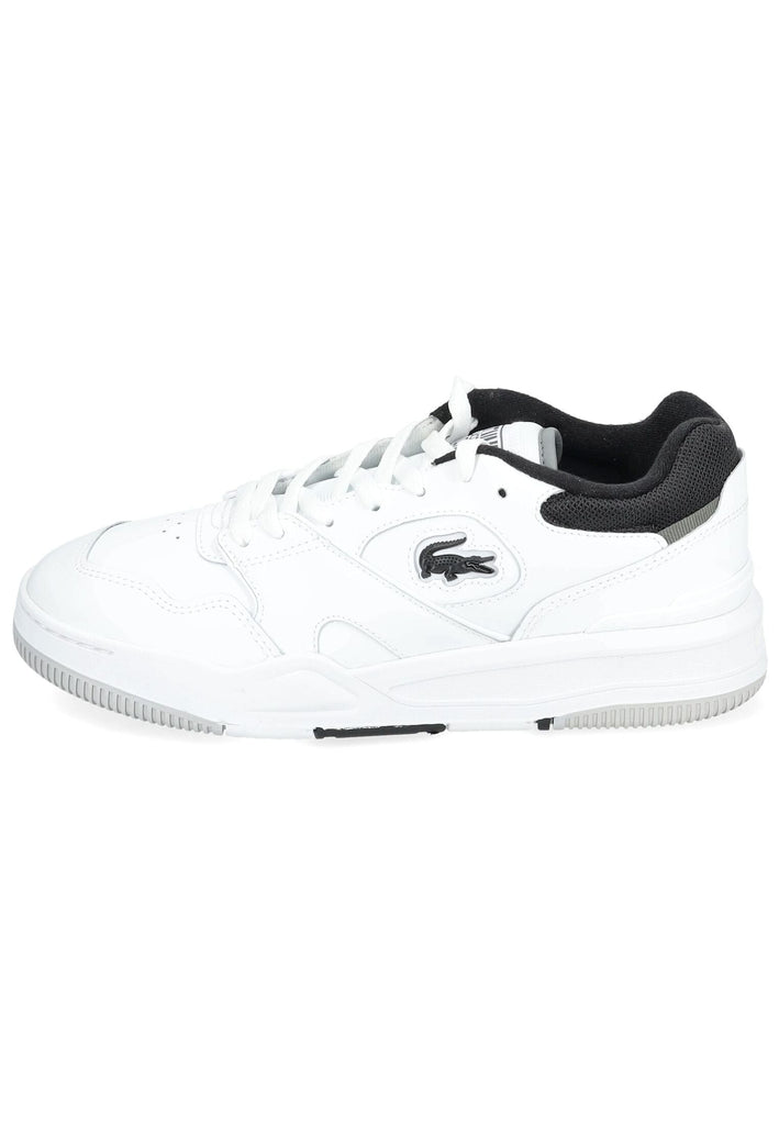 Lacoste Sneaker Leder/Textil Weiß/Schwarz