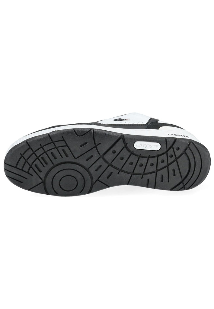 Lacoste Sneaker Leder/Textil Weiß/Schwarz