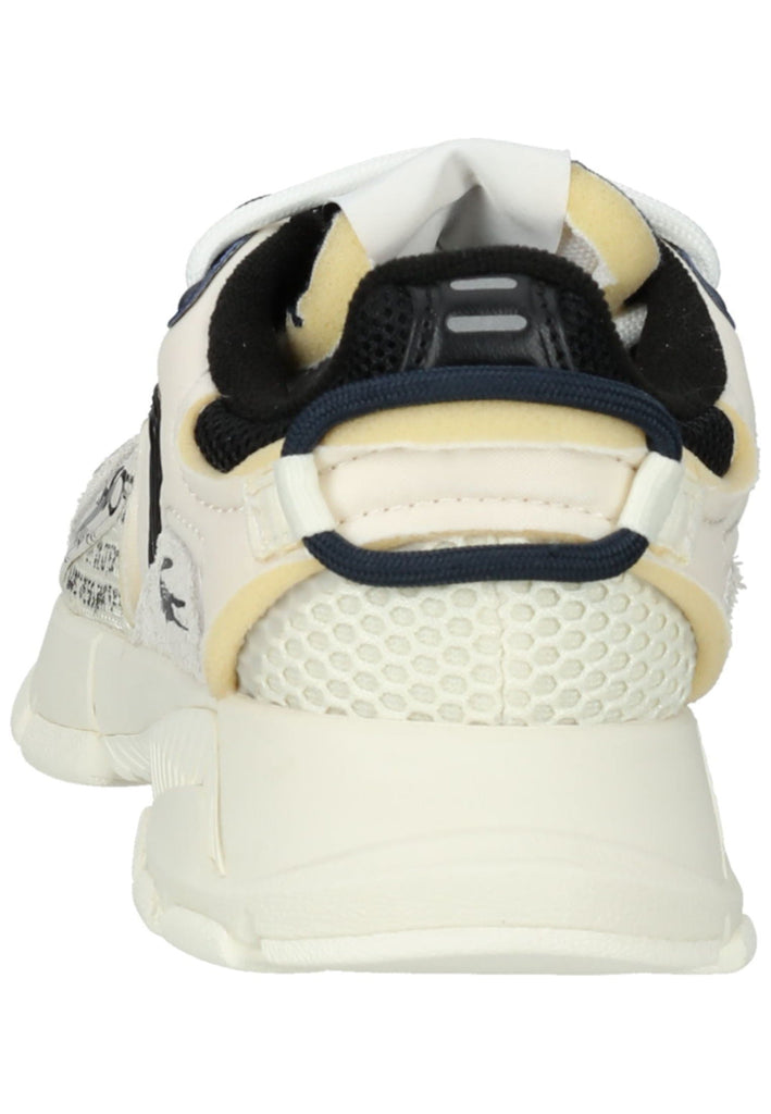 Lacoste Sneaker Leder/Textil Weiß/Schwarz