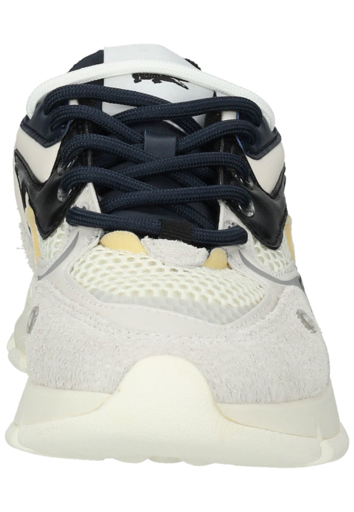 Lacoste Sneaker Leder/Textil Weiß/Schwarz