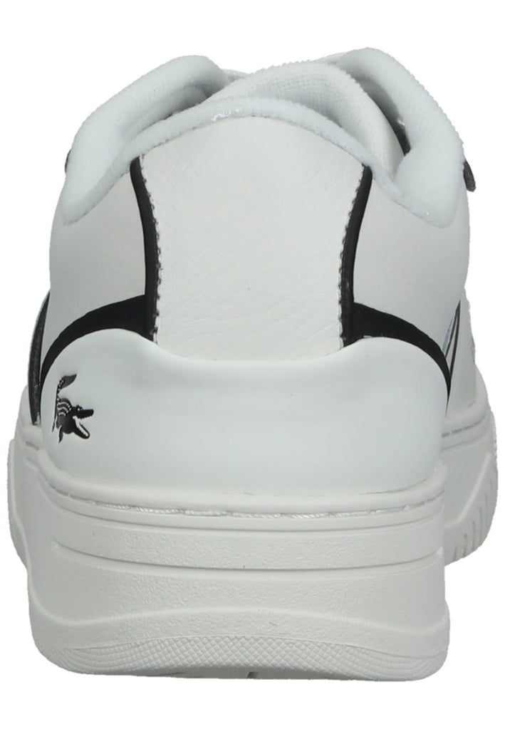 Lacoste Sneaker Leder/Textil Weiß/Schwarz