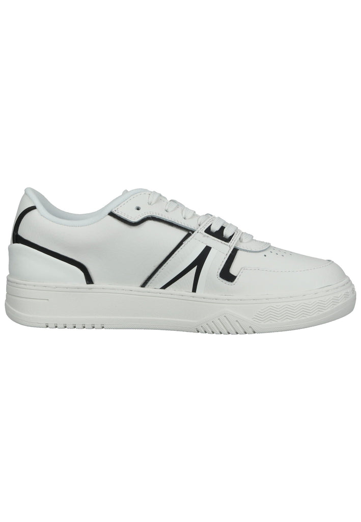 Lacoste Sneaker Leder/Textil Weiß/Schwarz