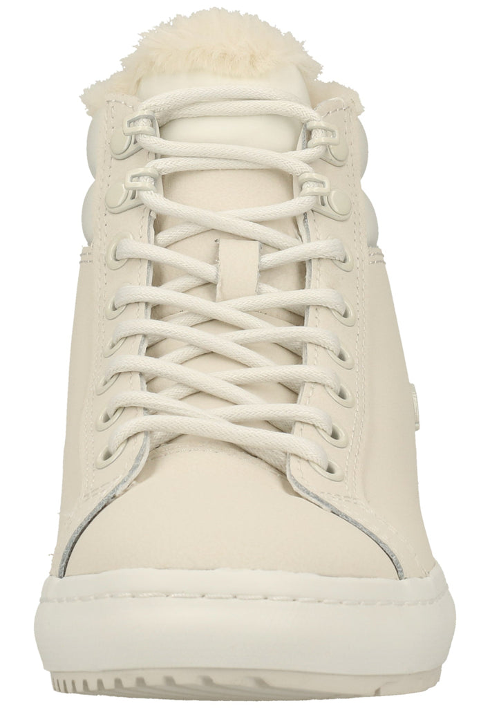 Lacoste Sneaker Leder/Textil Weiß Warmfutter