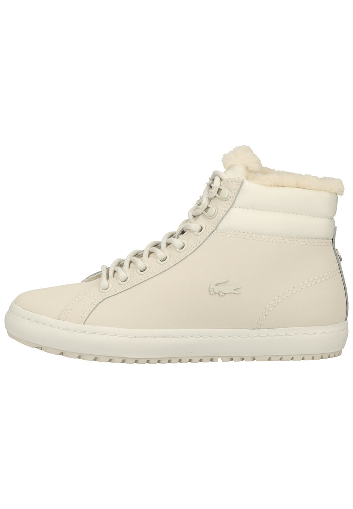 Lacoste Sneaker Leder/Textil Weiß Warmfutter