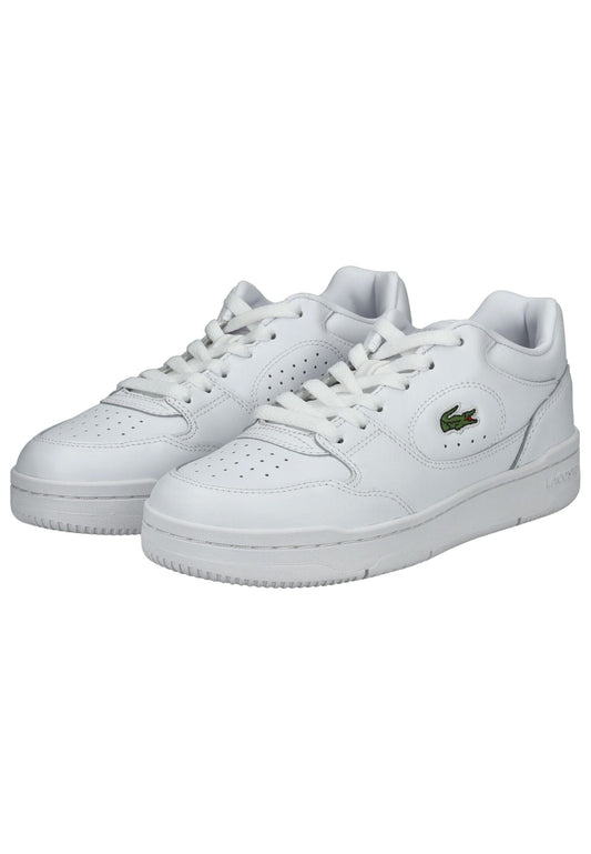 Lacoste Sneaker Leder/Textil Weiß/Weiß