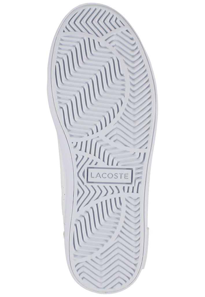 Lacoste Sneaker Leder Weiß/Beige