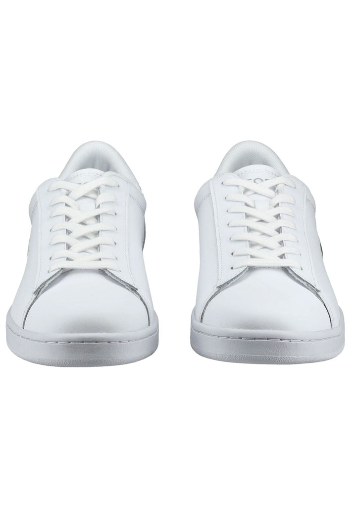 Lacoste Sneaker Leder Weiß/Blau