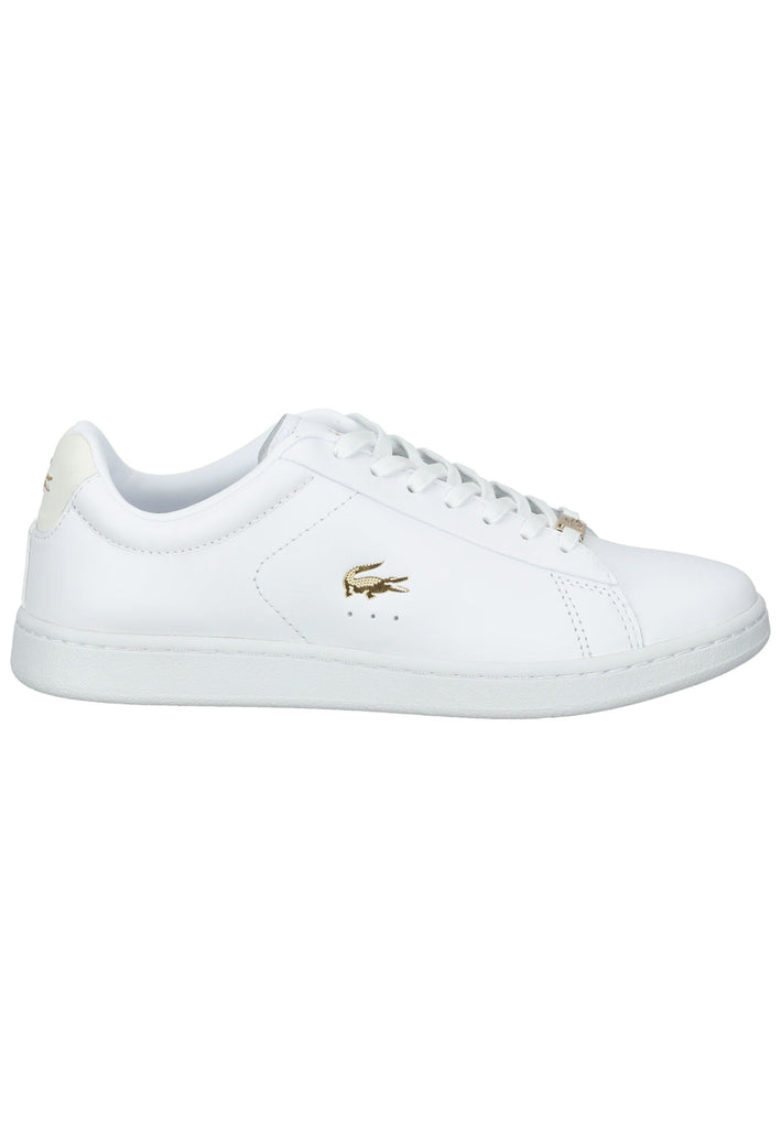 Lacoste Sneaker Leder Weiß/Gold