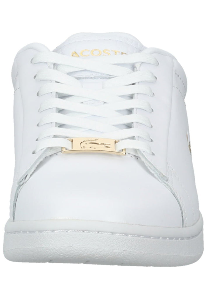 Lacoste Sneaker Leder Weiß/Gold