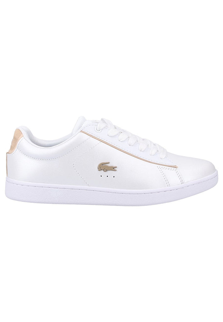 Lacoste Sneaker Leder Weiß/Gold