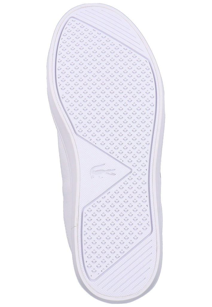 Lacoste Sneaker Leder Weiß/Gold