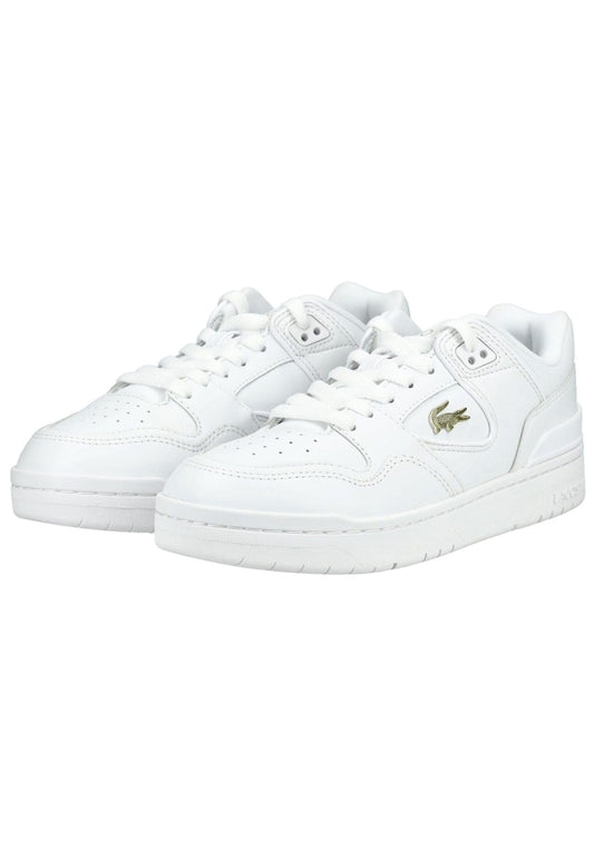 Lacoste Sneaker Leder Weiß/Gold