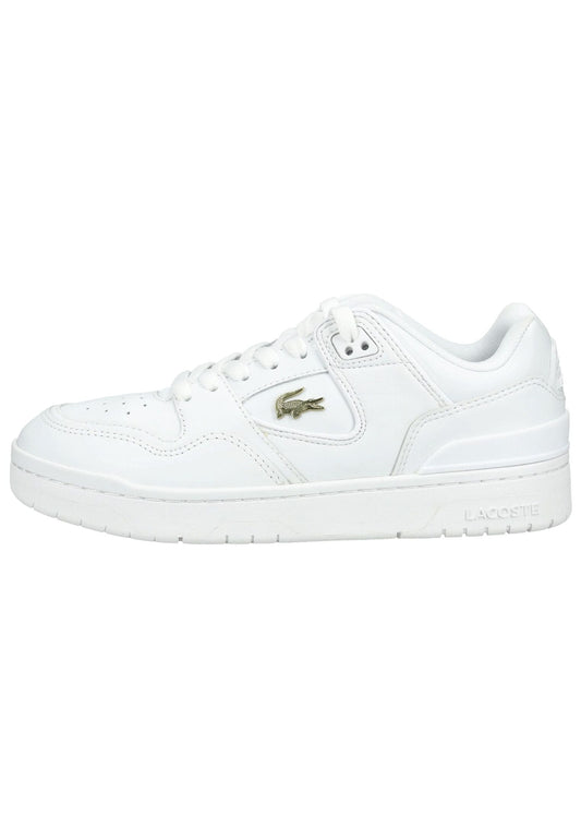 Lacoste Sneaker Leder Weiß/Gold