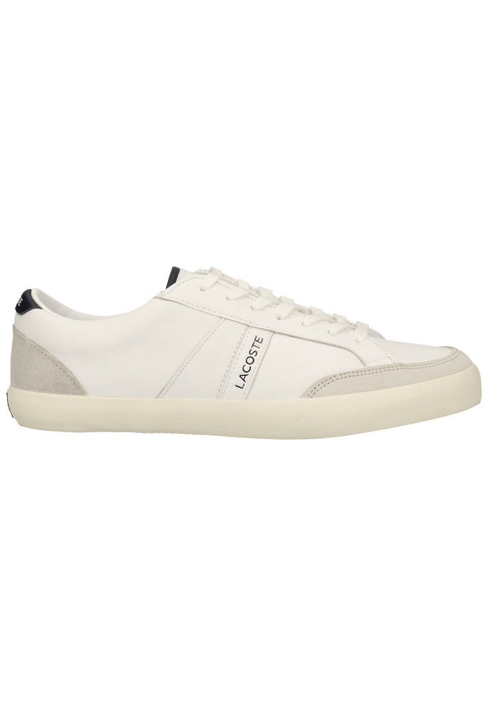 Lacoste Sneaker Leder Weiß/Grau