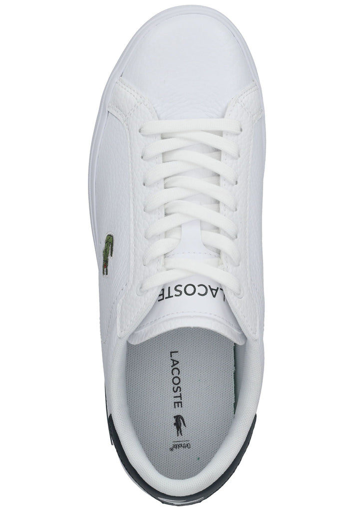 Lacoste Sneaker Leder Weiß/Grün
