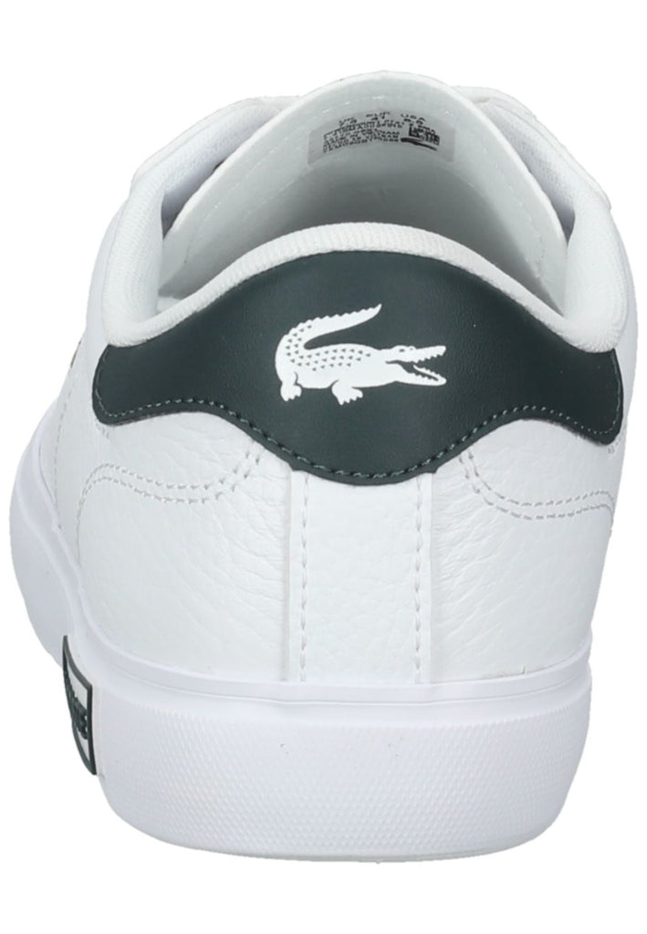 Lacoste Sneaker Leder Weiß/Grün