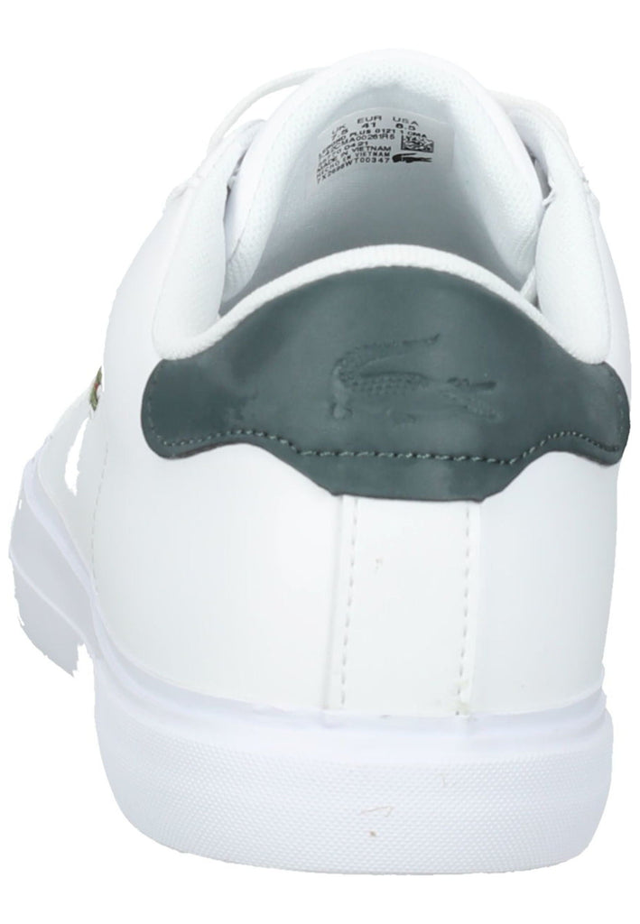 Lacoste Sneaker Leder Weiß/Grün
