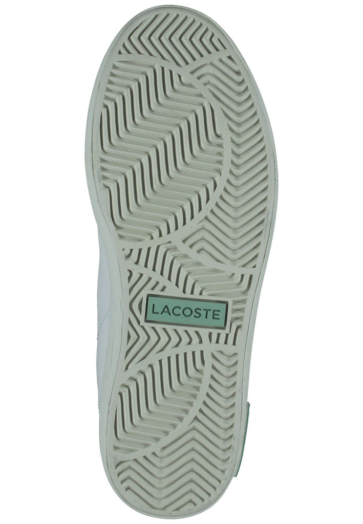 Lacoste Sneaker Leder Weiß/Grün