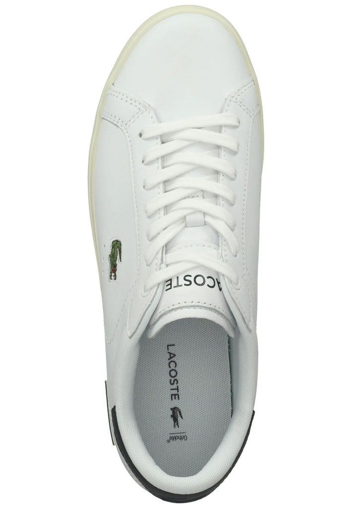 Lacoste Sneaker Leder Weiß/Grün