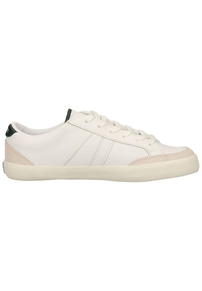 Lacoste Sneaker Leder Weiß/Grün