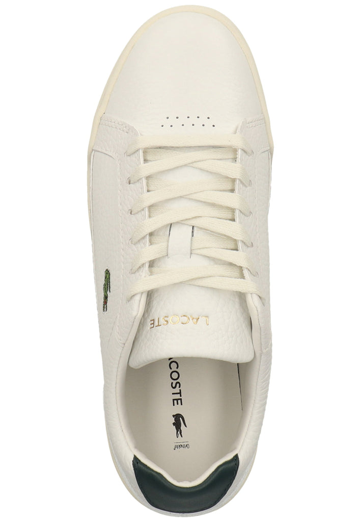 Lacoste Sneaker Leder Weiß/Grün