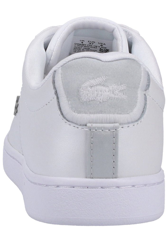 Lacoste Sneaker Leder Weiß/Hellgrau