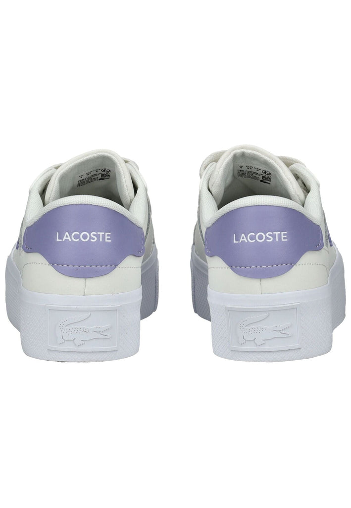 Lacoste Sneaker Leder Weiß/Lila