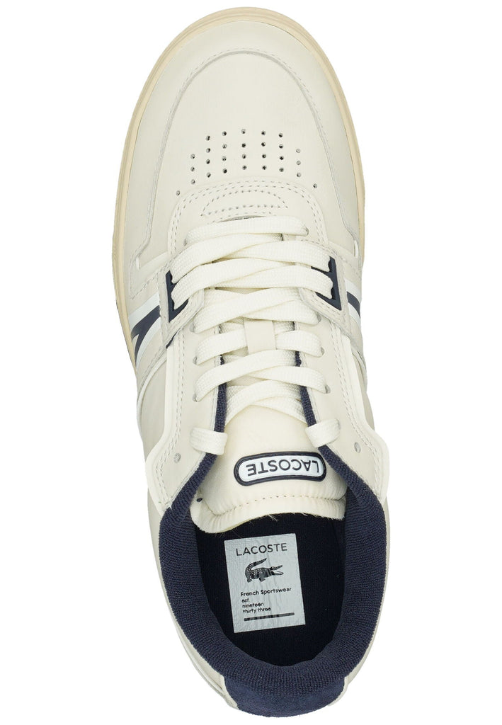 Lacoste Sneaker Leder Weiß/Navy