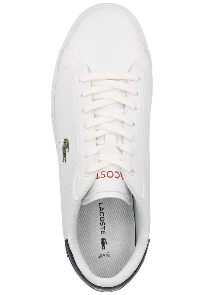 Lacoste Sneaker Leder Weiß/Navy