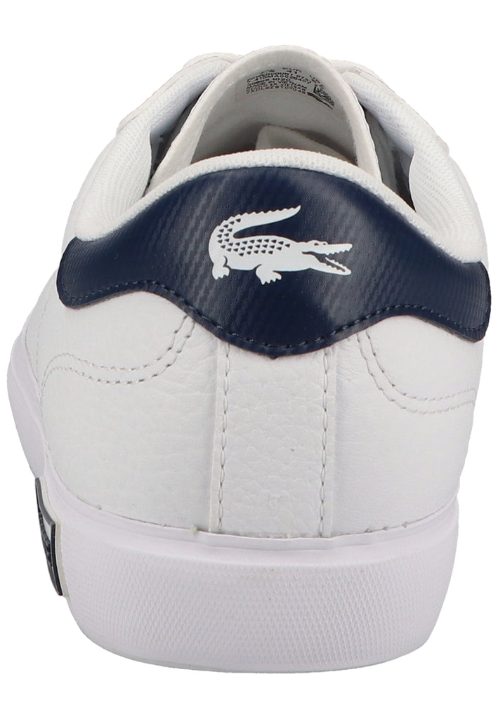 Lacoste Sneaker Leder Weiß/Navy