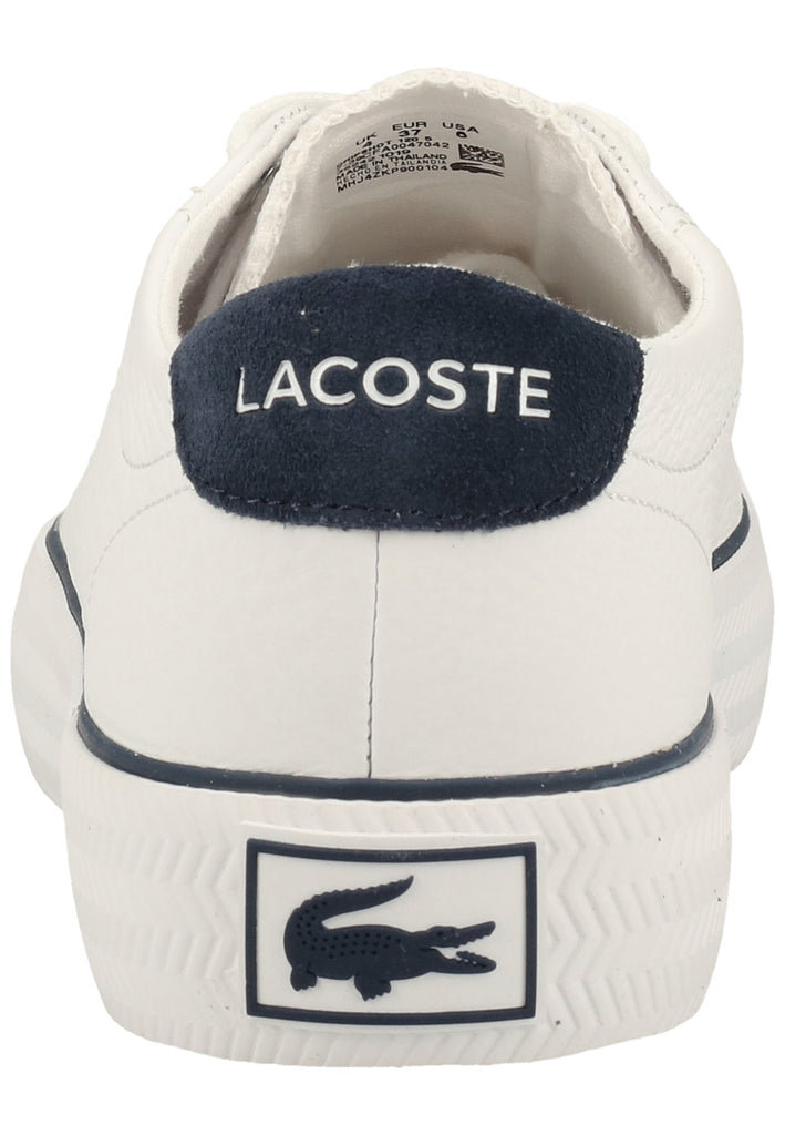 Lacoste Sneaker Leder Weiß/Navy