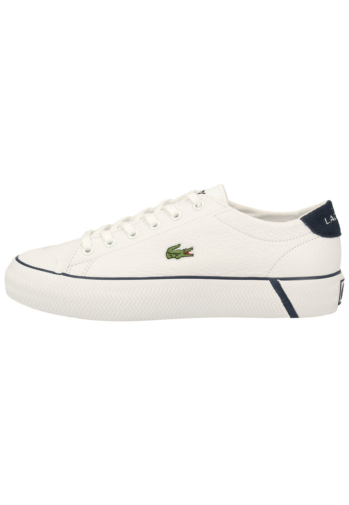 Lacoste Sneaker Leder Weiß/Navy