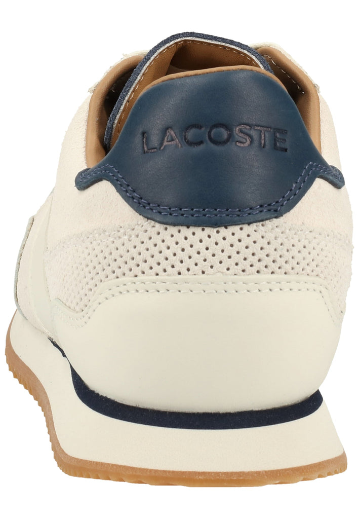 Lacoste Sneaker Leder Weiß/Navy