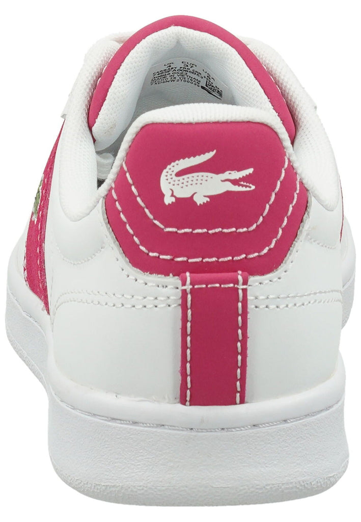Lacoste Sneaker Leder Weiß/Pink