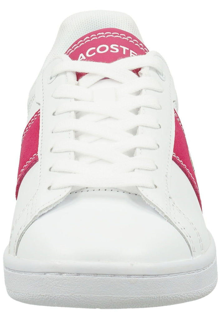 Lacoste Sneaker Leder Weiß/Pink
