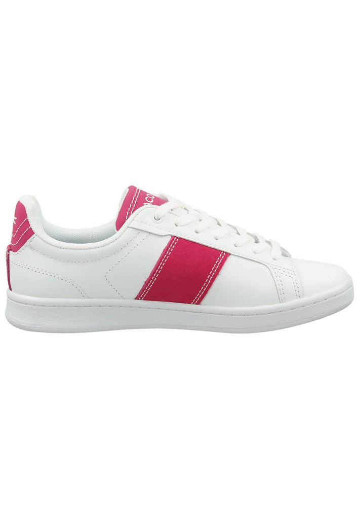 Lacoste Sneaker Leder Weiß/Pink