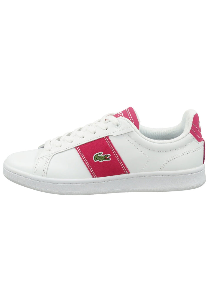 Lacoste Sneaker Leder Weiß/Pink