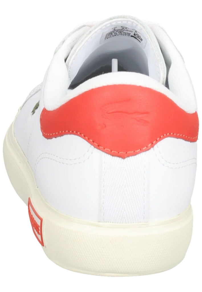 Lacoste Sneaker Leder Weiß/Pink