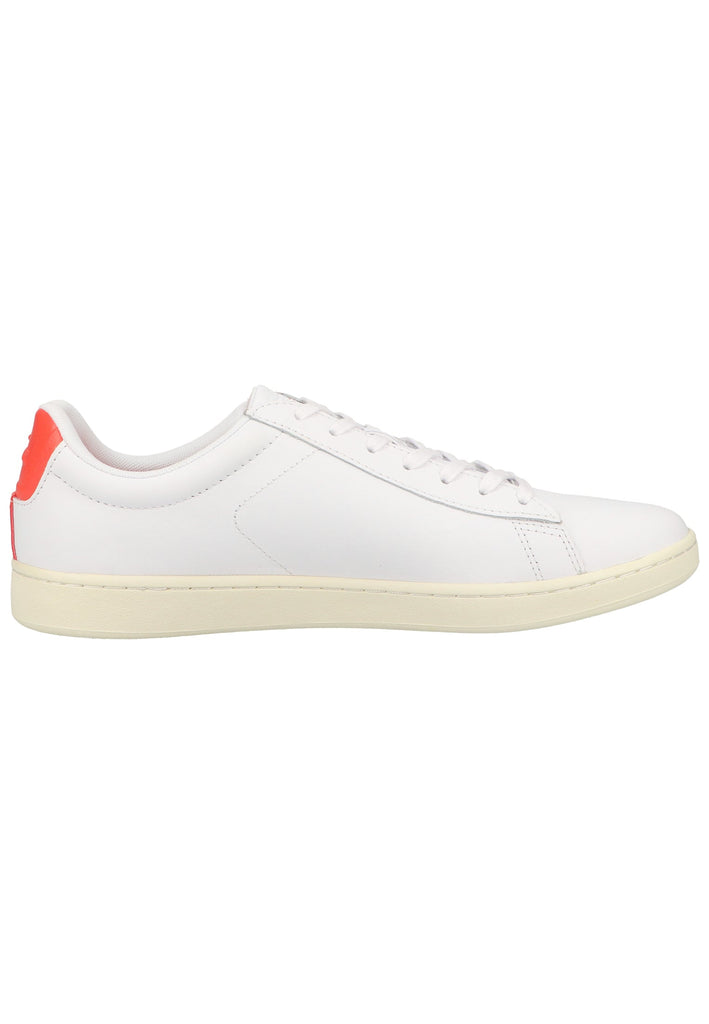 Lacoste Sneaker Leder Weiß/Pink