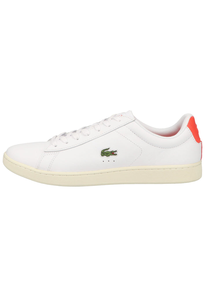 Lacoste Sneaker Leder Weiß/Pink