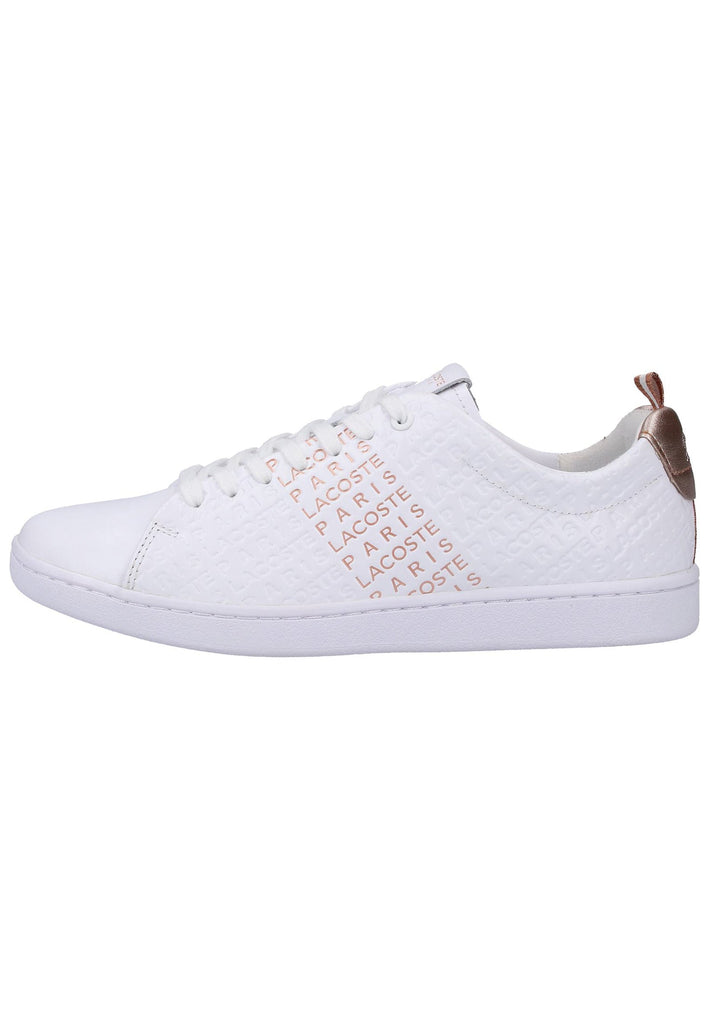 Lacoste Sneaker Leder Weiß/Pink