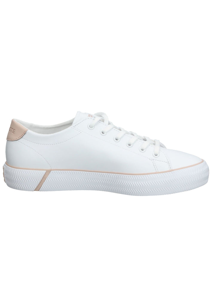 Lacoste Sneaker Leder Weiß/Rosa