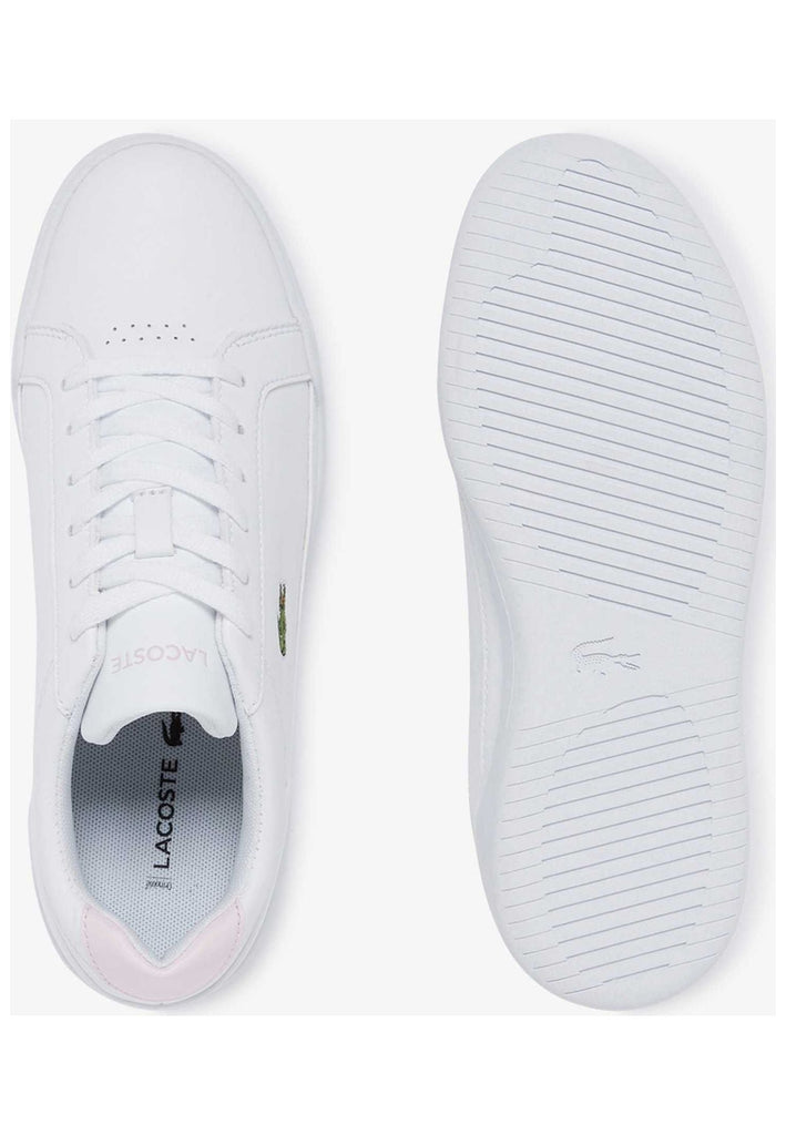 Lacoste Sneaker Leder Weiß/Rosa