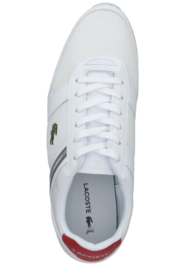 Lacoste Sneaker Leder Weiß/Rot